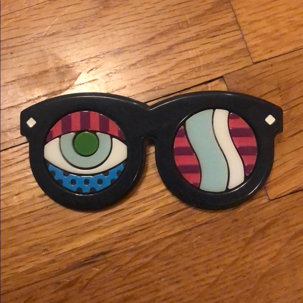 MCM Craig & Karl Brooch Blue - Unused